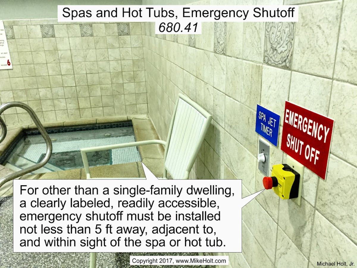 Spas, Hot Tubs, and Hydromassage Tubs EC&M