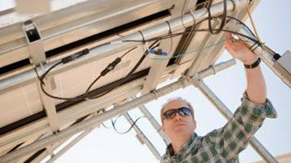 Dr. Pierce promotes solar integration