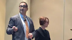 Photo of Michael Jouneah, Lutron, and Kelly Cunningham, PG&E