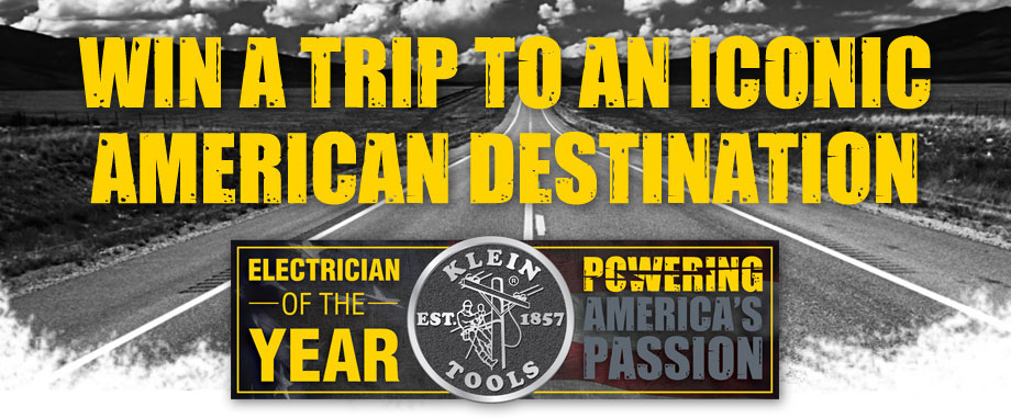 Klein Tools Electrician of the Year Award