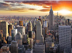 New York, NY, sunrise
