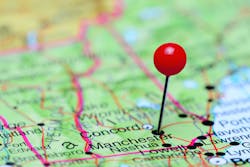 New Hampshire map New Hampshire map