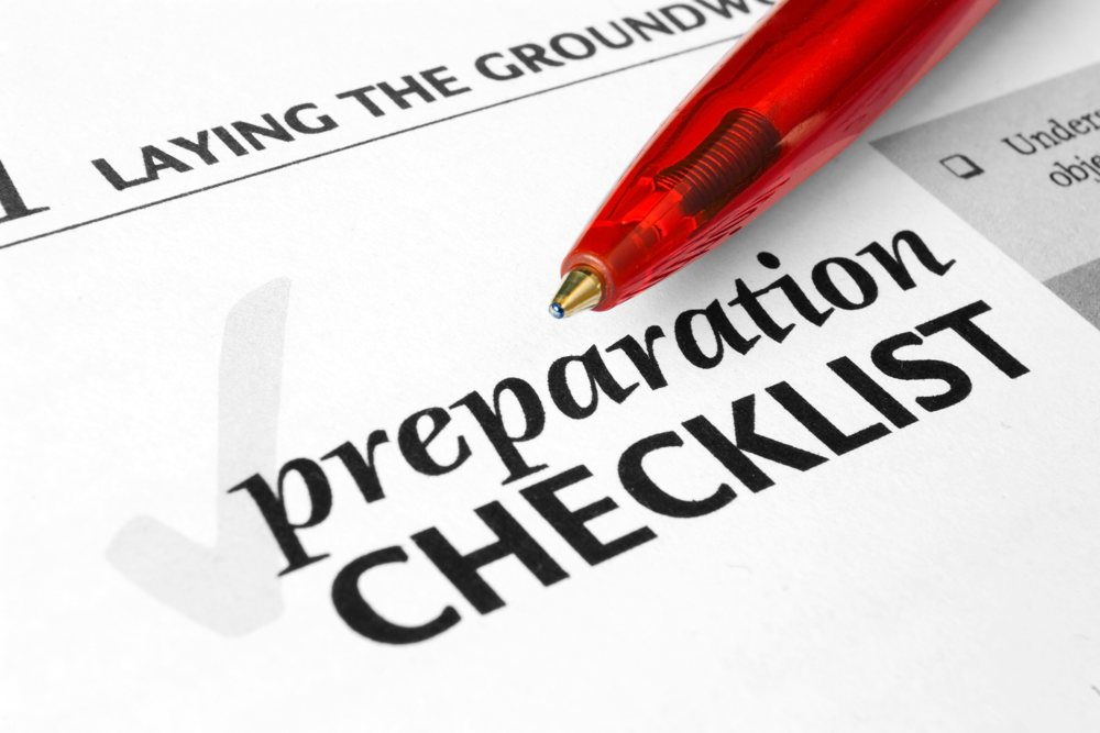 checklist prep