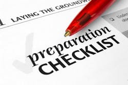 checklist prep checklist prep