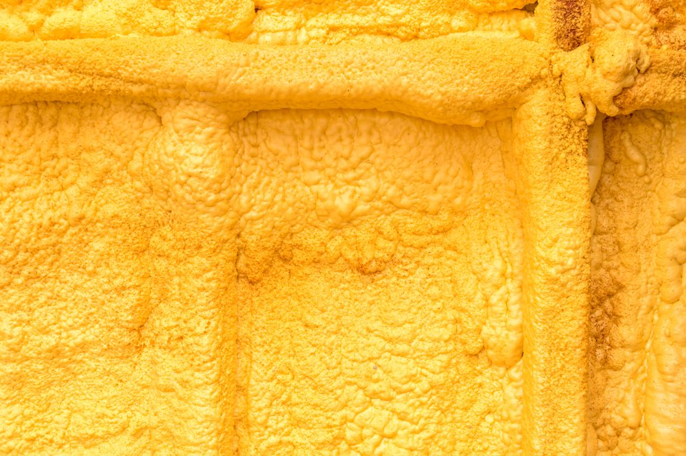 Spray Foam Insulation in Wall Cavity