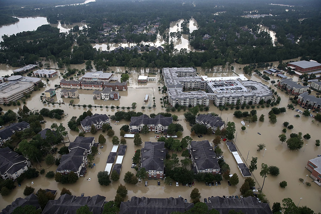 Image of flooded Houston