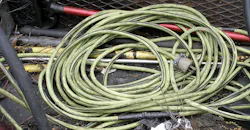 Pressure washer electrocution