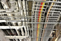 overhead pipes wires overhead pipes wires