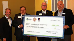 Donation check Electrical Connection