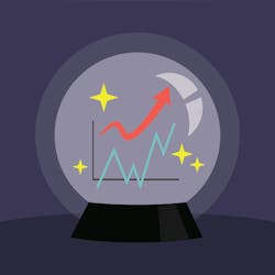 crystal ball with graph crystal ball with graph