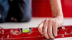 home remodeling with level