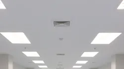 fluorescent ceiling lights