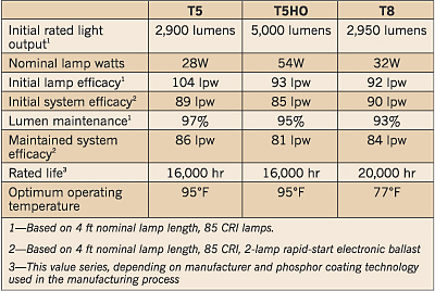 t5 lumens