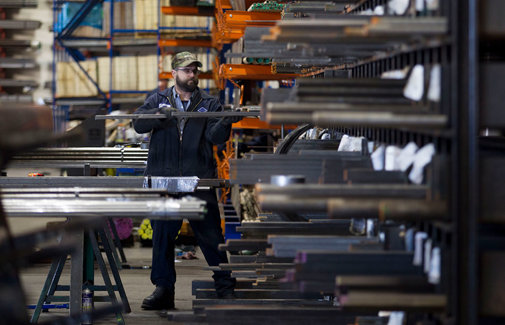 Steel worker