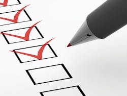 checklist with boxes checked checklist with boxes checked