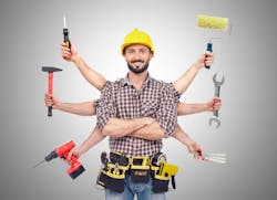 handyman holding tools handyman holding tools