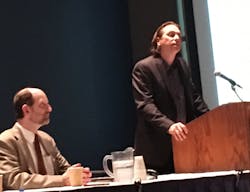 Charles Knuffke and Adam Carangi, Lightfair 2018 Charles Knuffke and Adam Carangi, Lightfair 2018