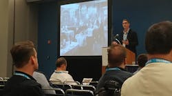 Brett Anderson of Focus Lighting included a brief history of restaurant lighting in his discussion at Lightfair International.