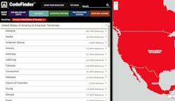 Screenshot https://codefinder.nfpa.org Screenshot https://codefinder.nfpa.org