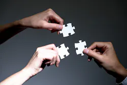 trio of puzzle pieces