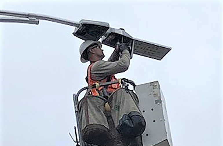 Sensor installation, Portland, OR