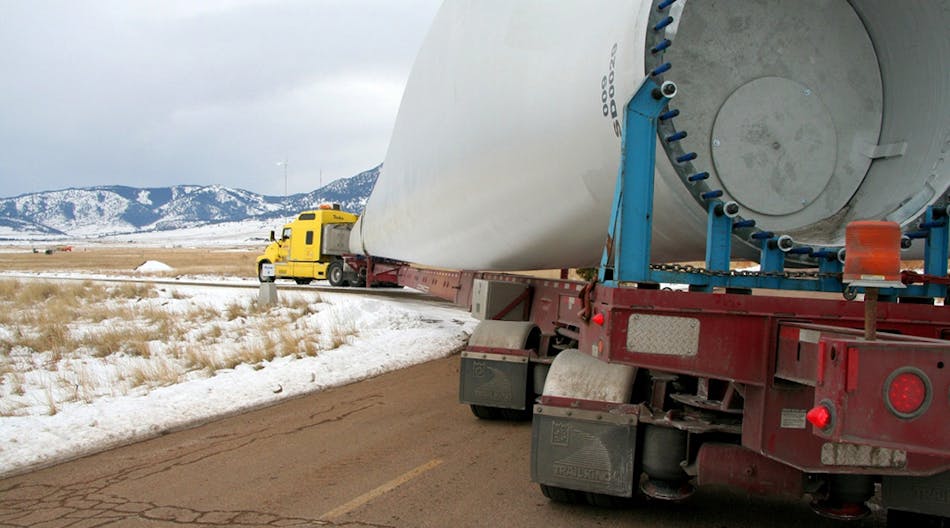 Ecmweb 20869 Link Wind Turbine Doe Truck1024