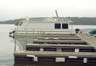houseboat view