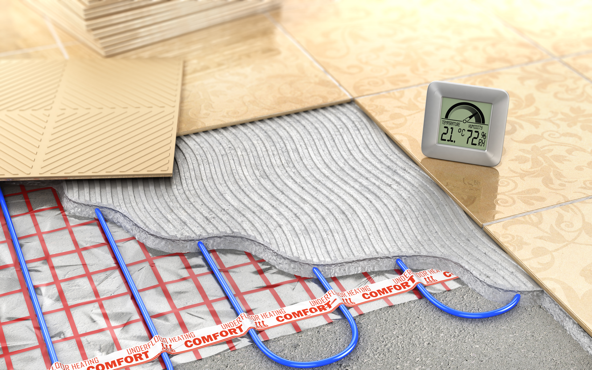 heated flooring
