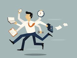 busy overwhelmed worker busy overwhelmed worker