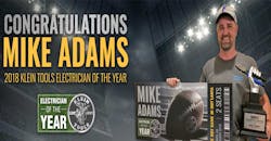 Ecmweb 22020 Klein Tools 2018 Electrician Of The Year Mike Adams 0
