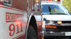 First responders stock image