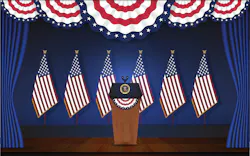 United States Presidential Podium