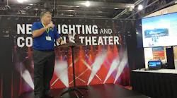 Dan Connors, Aris Wind, at NECA 2018 Lighting and Controls Theater