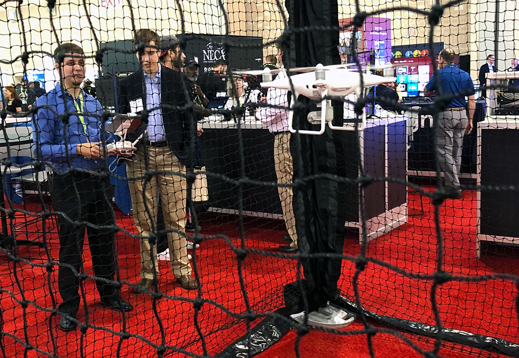 Drones at NECA show 2018