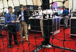 Drones at NECA show 2018 Drones at NECA show 2018