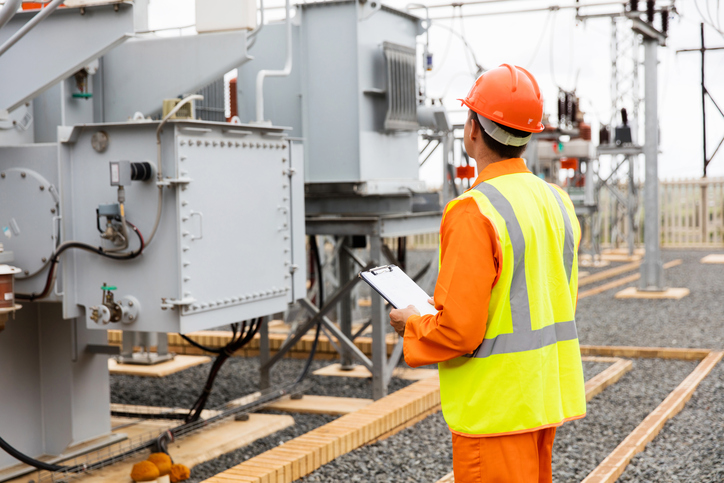 Electrical substation safety inspection