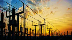 Substation sunset