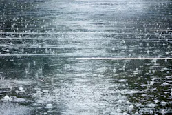 Wet pavement