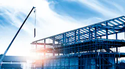 heavy industrial construction crane