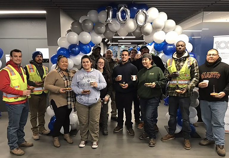 Rosendin employees celebrate 100 years