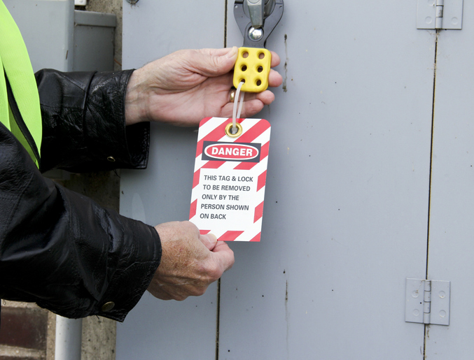 Tagout sign