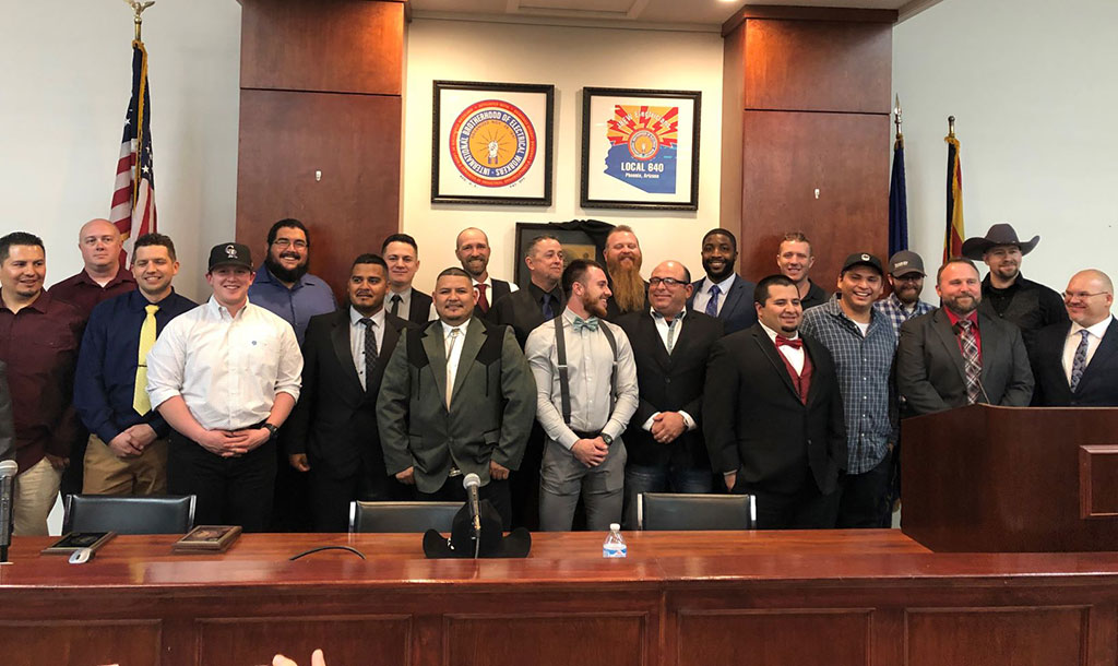 Rosendin 2019 JATC graduates