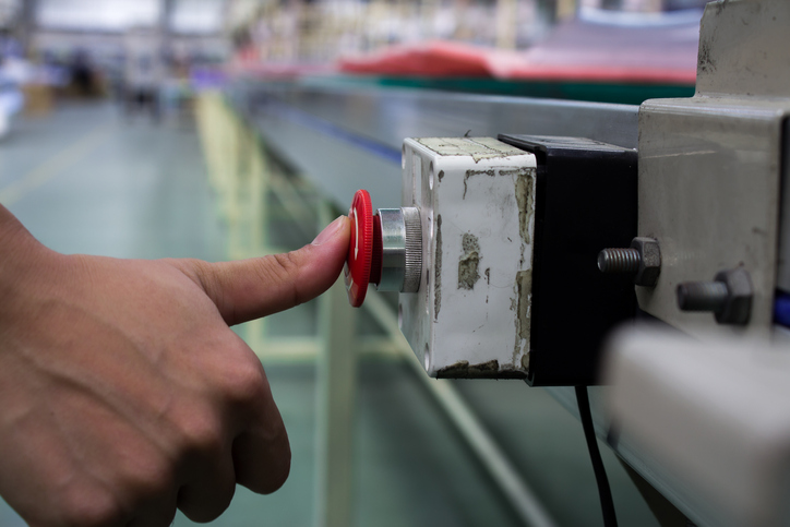 Emergency stop button