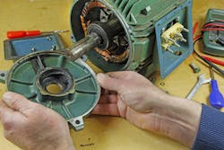 Three phase induction motor/ bearing repair Three phase induction motor/ bearing repair