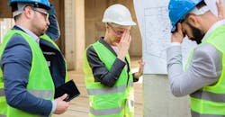 bewildered construction workers bewildered construction workers