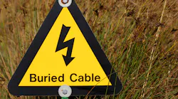 buried cable sign