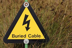 buried cable sign buried cable sign