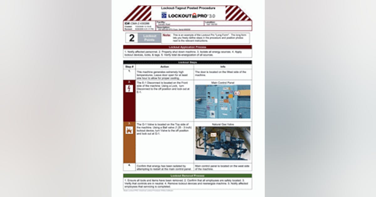 Lockout/tagout software | EC&M