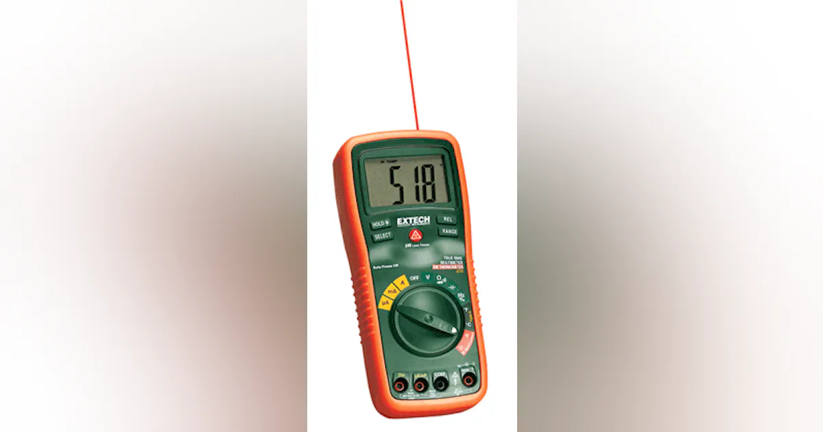 Extech Model 470 MultiMeter + IR Thermometer | EC&M