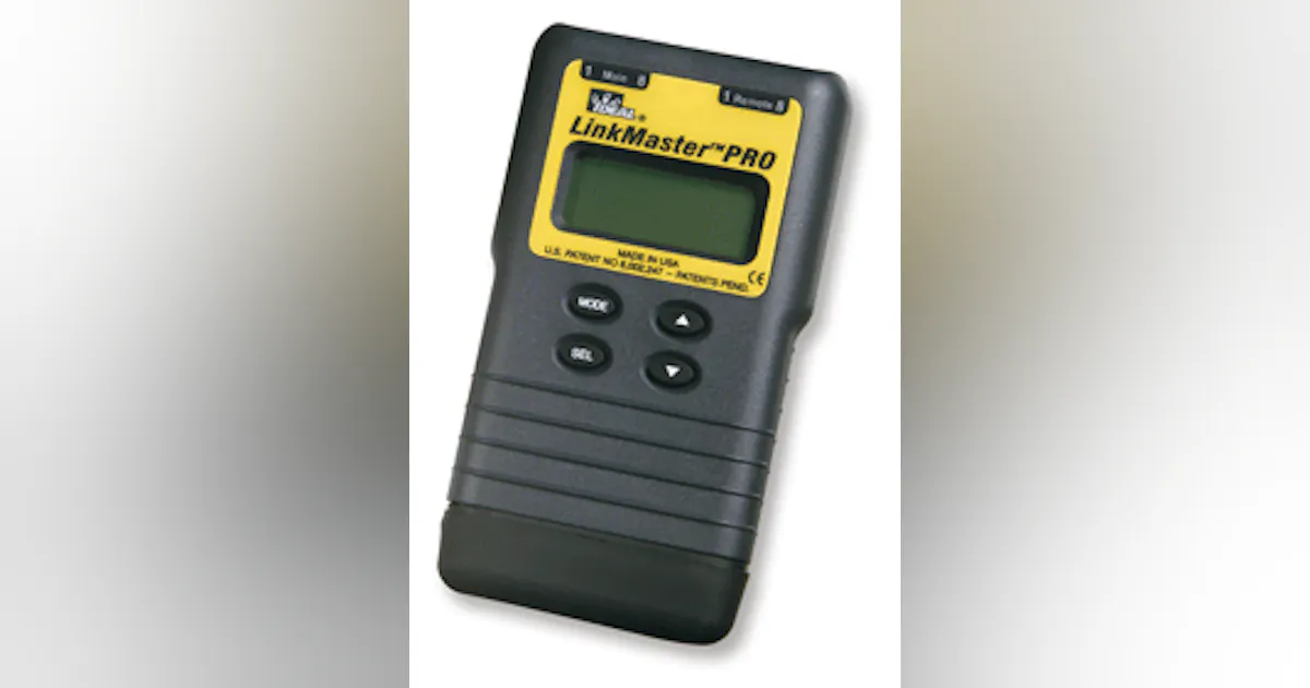 Ideal's LinkMaster Pro Tester | EC&M